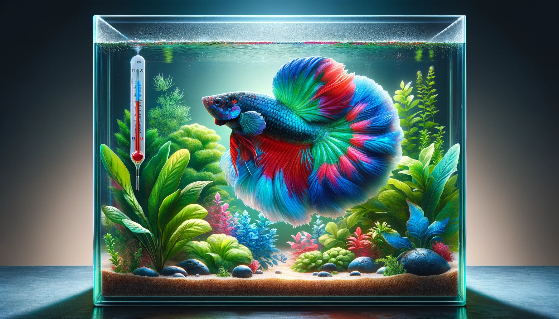 Betta fish changing color
