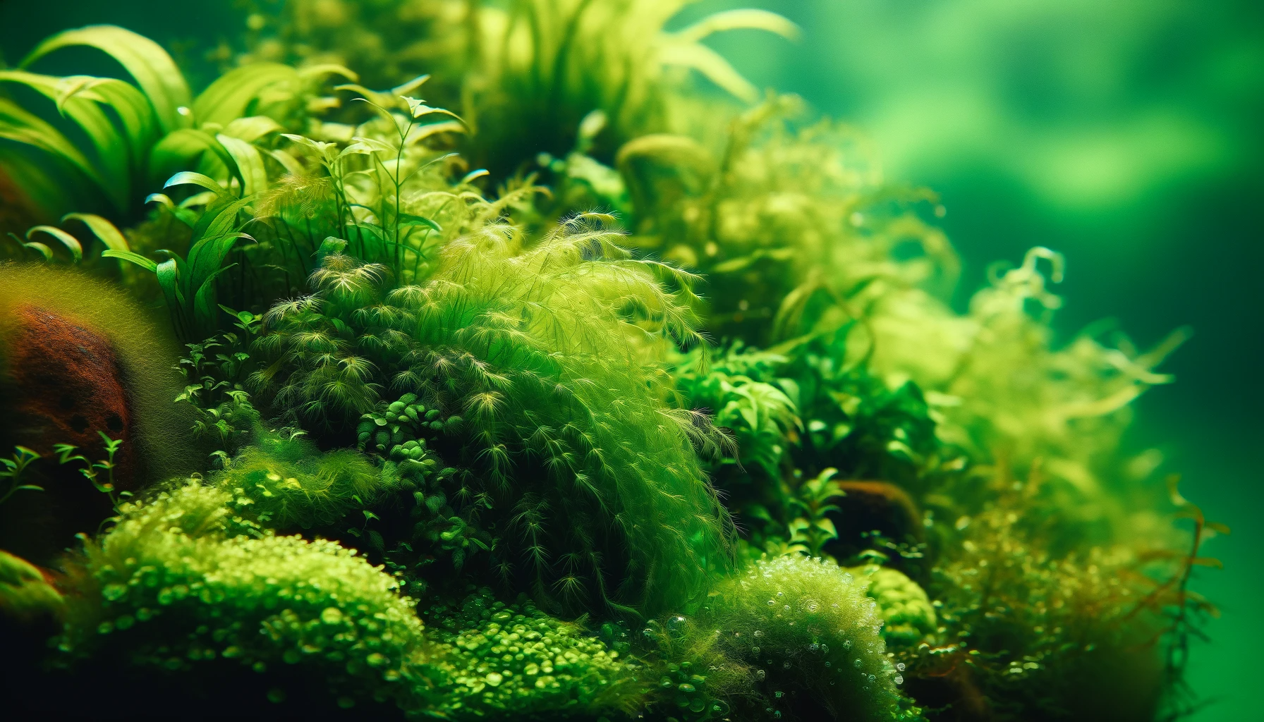 Types of aquarium algae