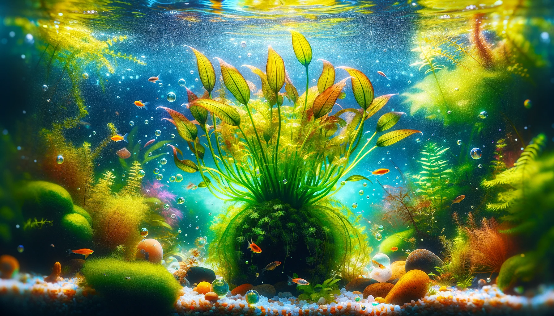 mermaid plant aquarium